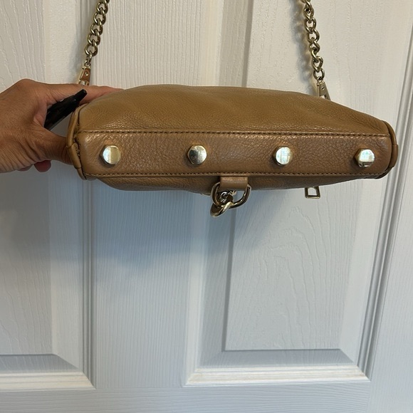 Rebecca Minkoff Tan Crossbody Bag with Chain Strap - Picture 4 of 8